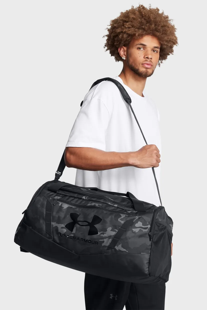 Чорна камуфляжна спортивна сумка UA Undeniable 5.0 Duffle MD 3