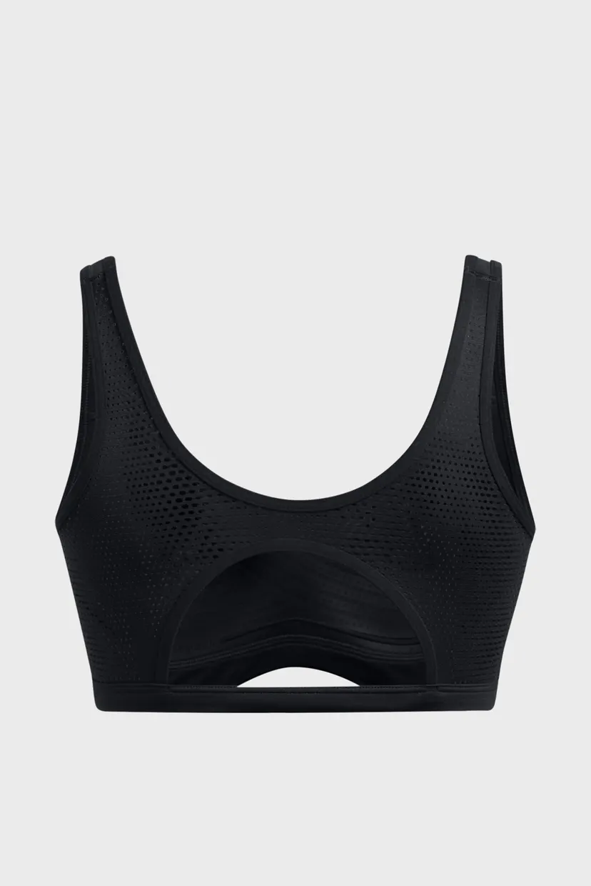 Жіночий чорний топ UA Infinity Low Mesh 4