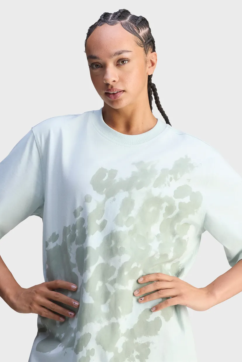 Жіноча м'ятна футболка adidas by Stella McCartney Graphic Tee 4