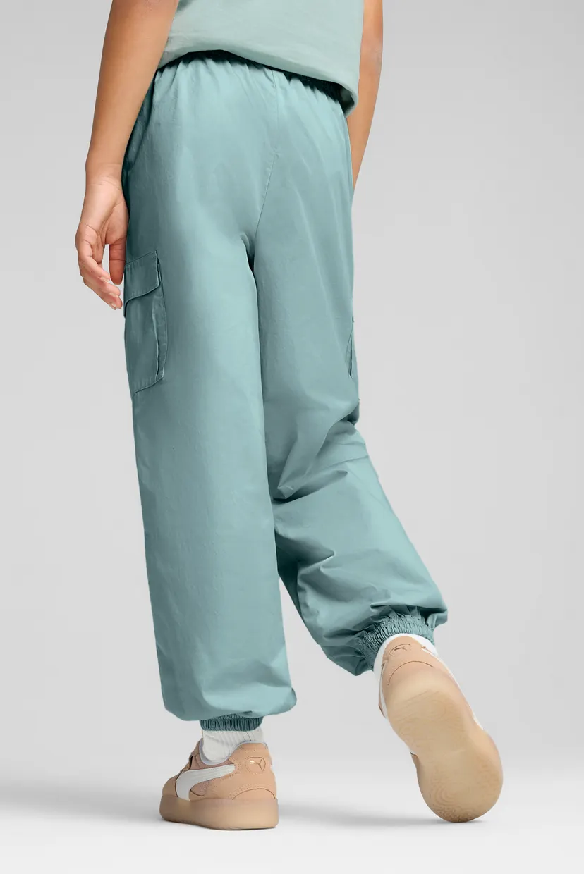 Детские мятные спортивные брюки BUTTERFLY VIBE Cargo Pants Youth 3
