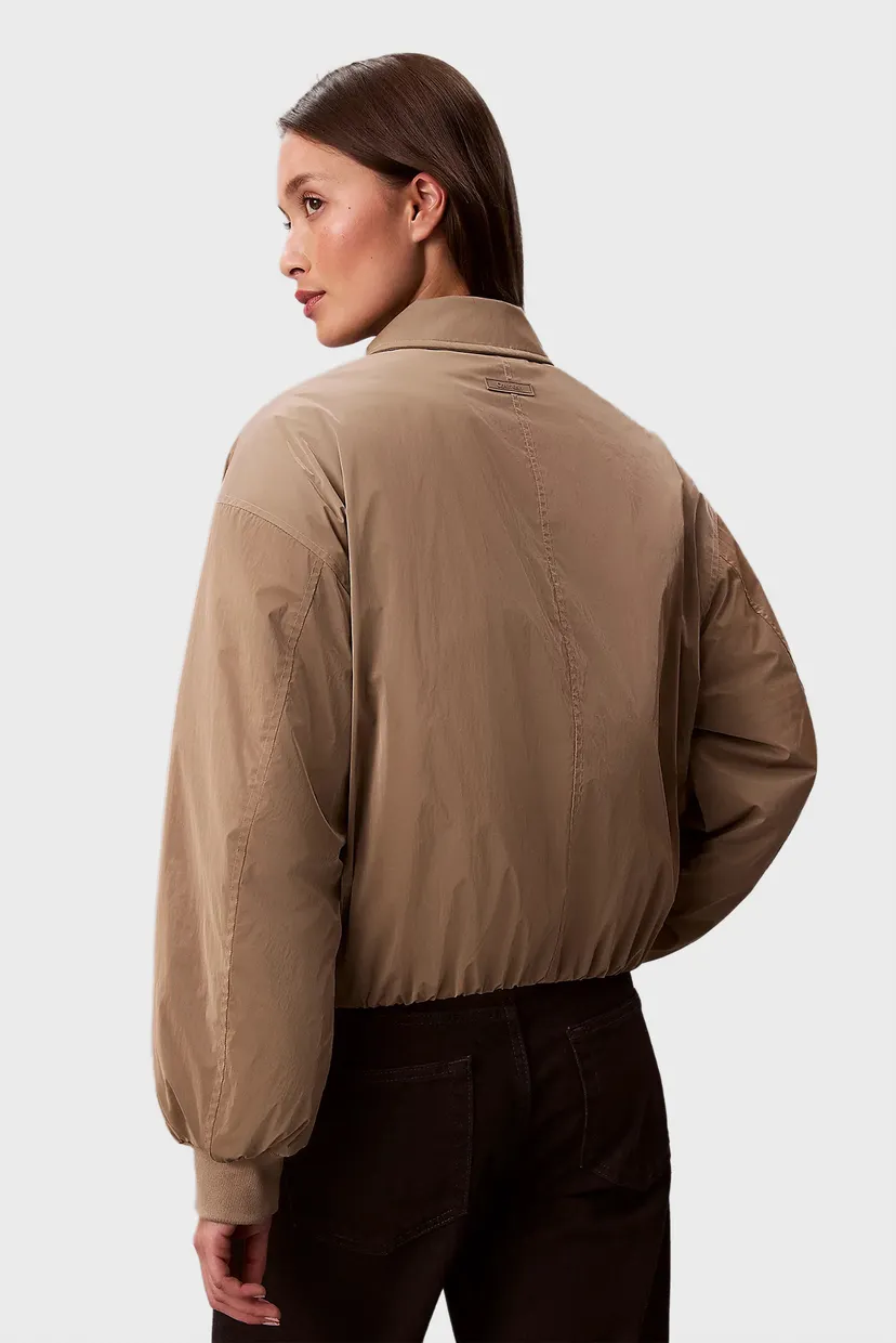 Женская бежевая куртка SHINE INSULATED BOMBER JACKET 3
