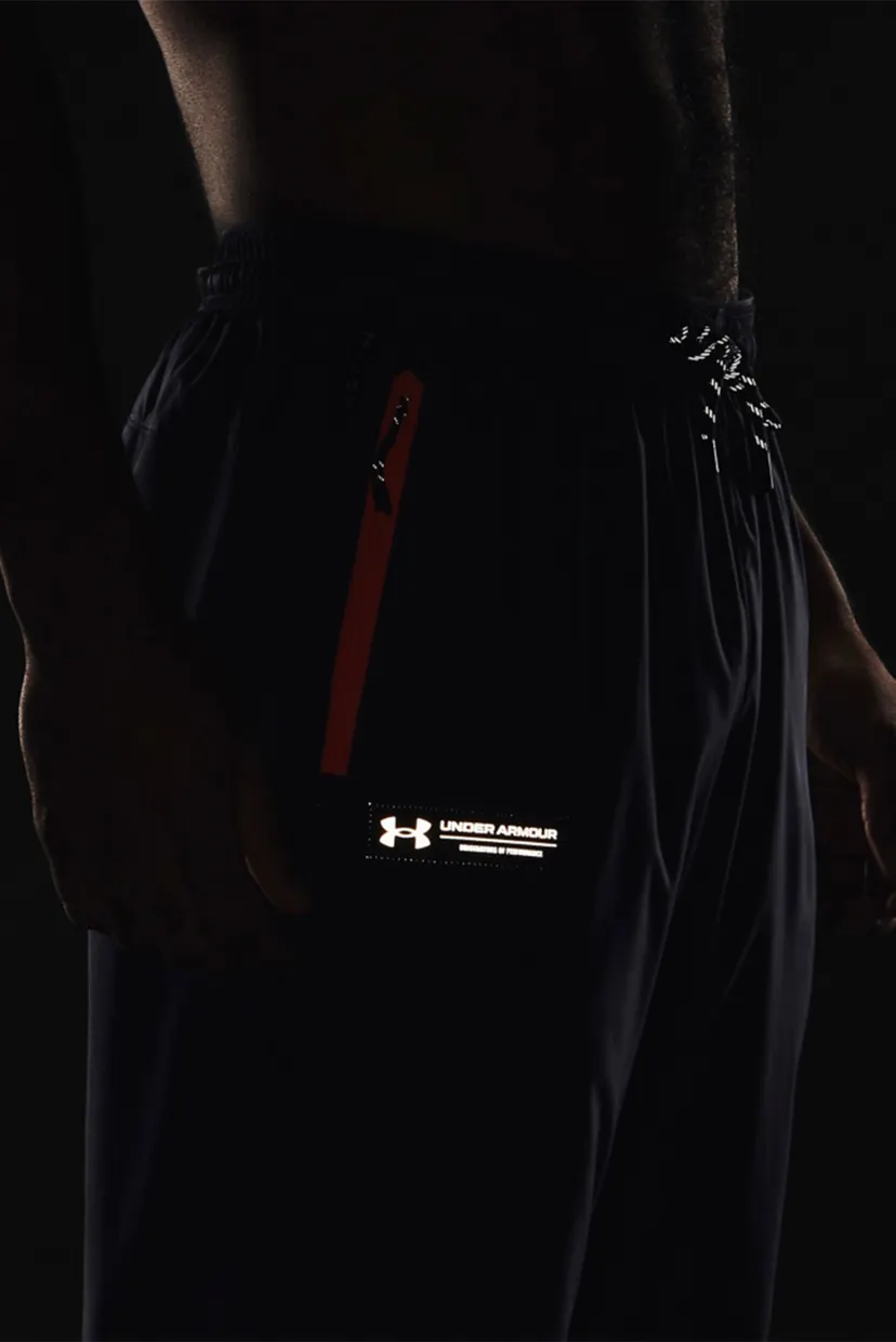 Мужские темно-серые спортивные брюки UA Rush Woven Pants 5