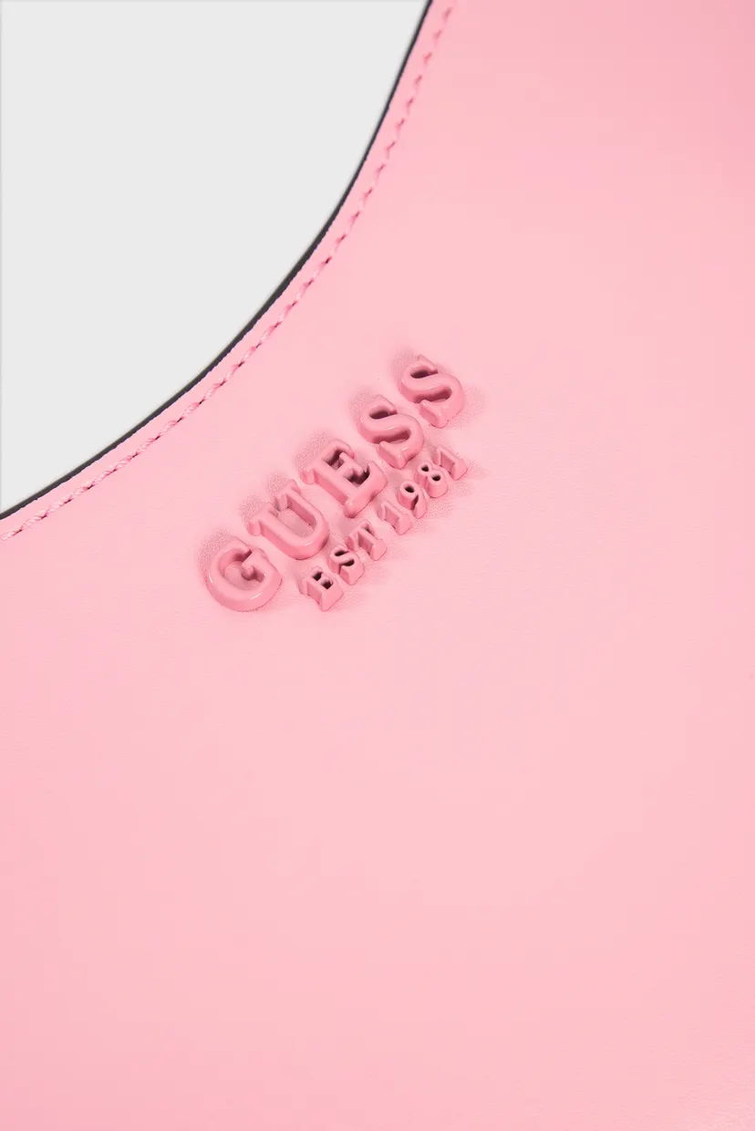 Женская розовая сумка SARITA TOP ZIP SHOULDER BAG Guess