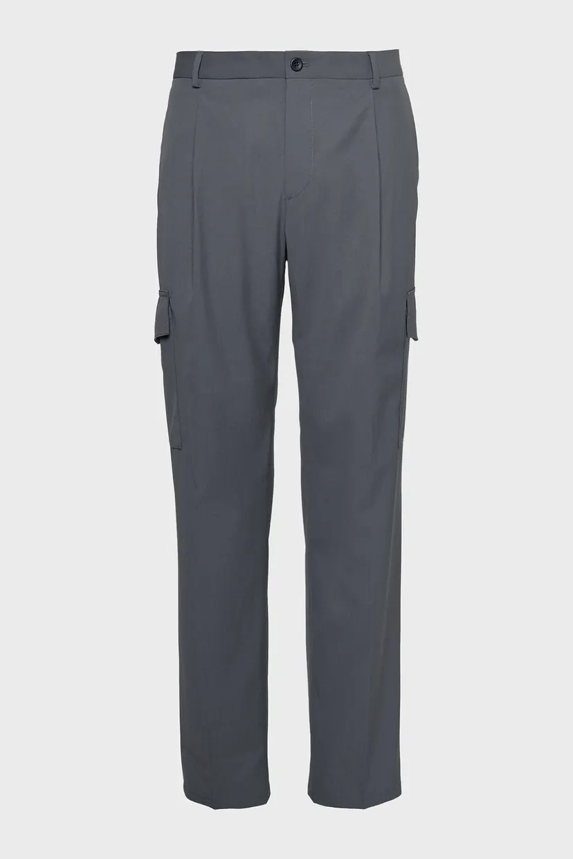 Чоловічі сірі карго TECHNO WOOL CARGO PANT 5