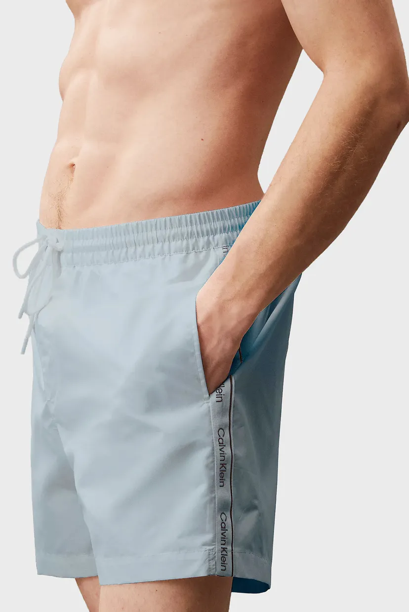 Чоловічі сірі плавальні шорти MEDIUM DRAWSTRING 4