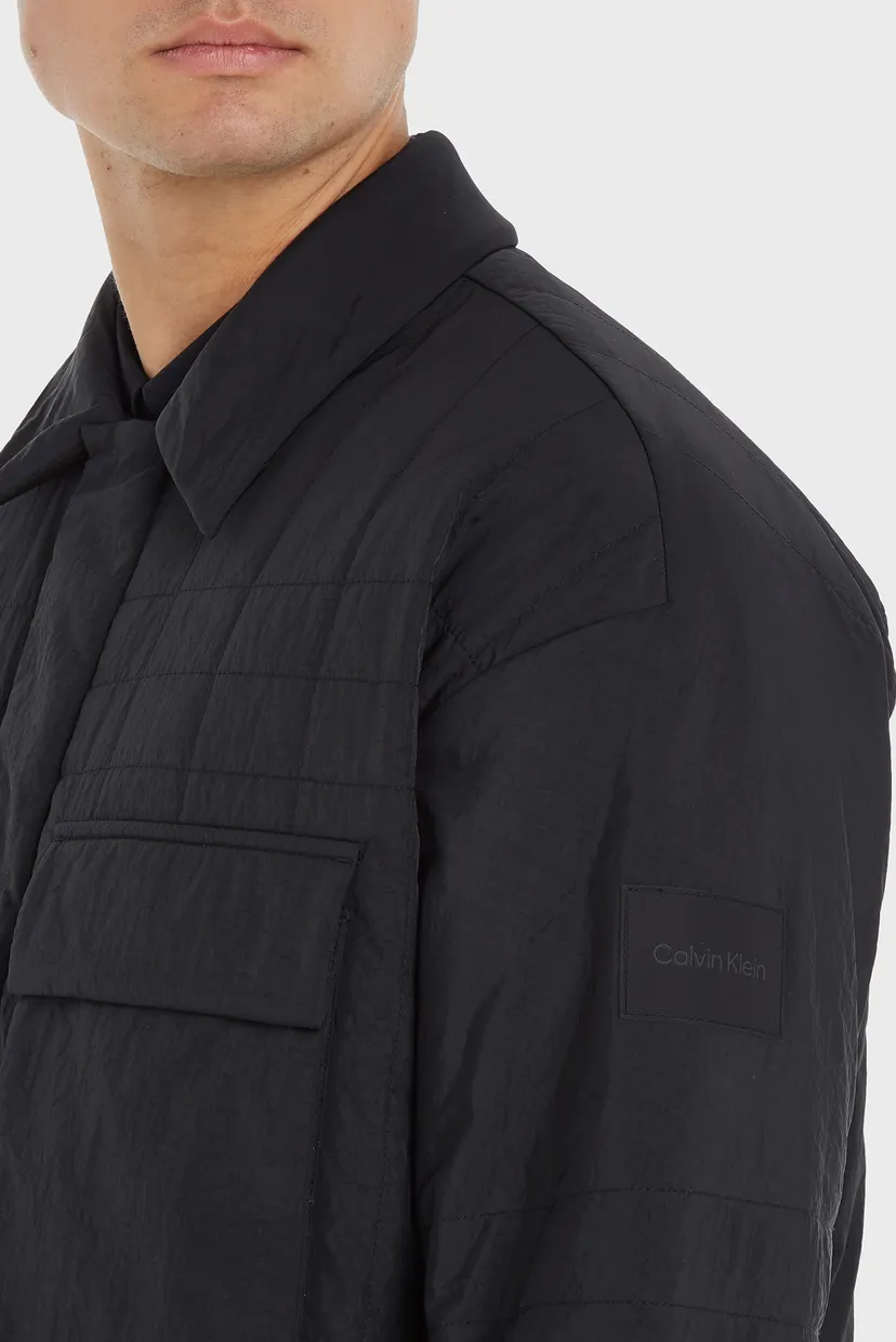 Мужская черная куртка QUILTED WORKWEAR JACKET 3