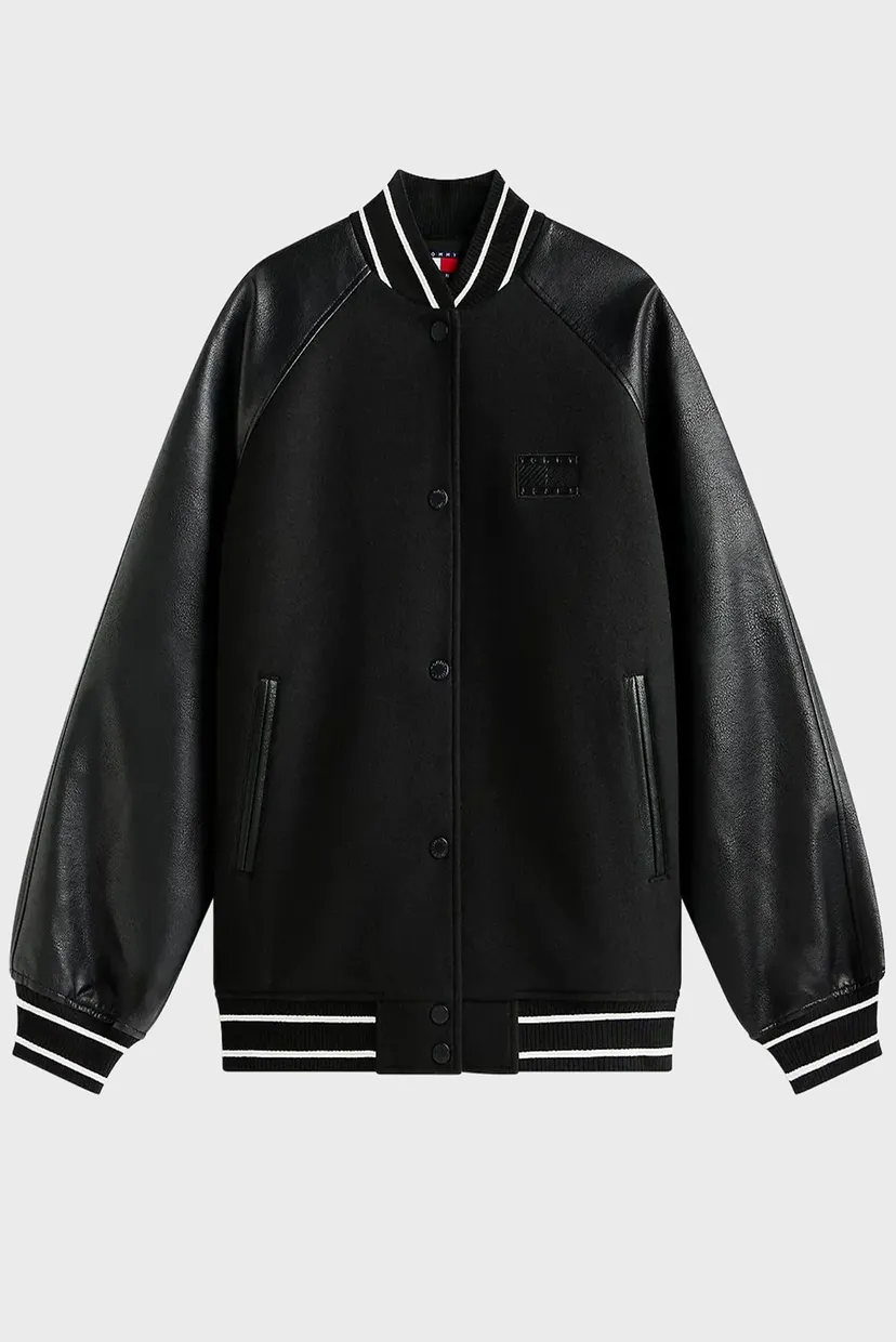Женский черный бомбер RLX FLAG VARSITY 5