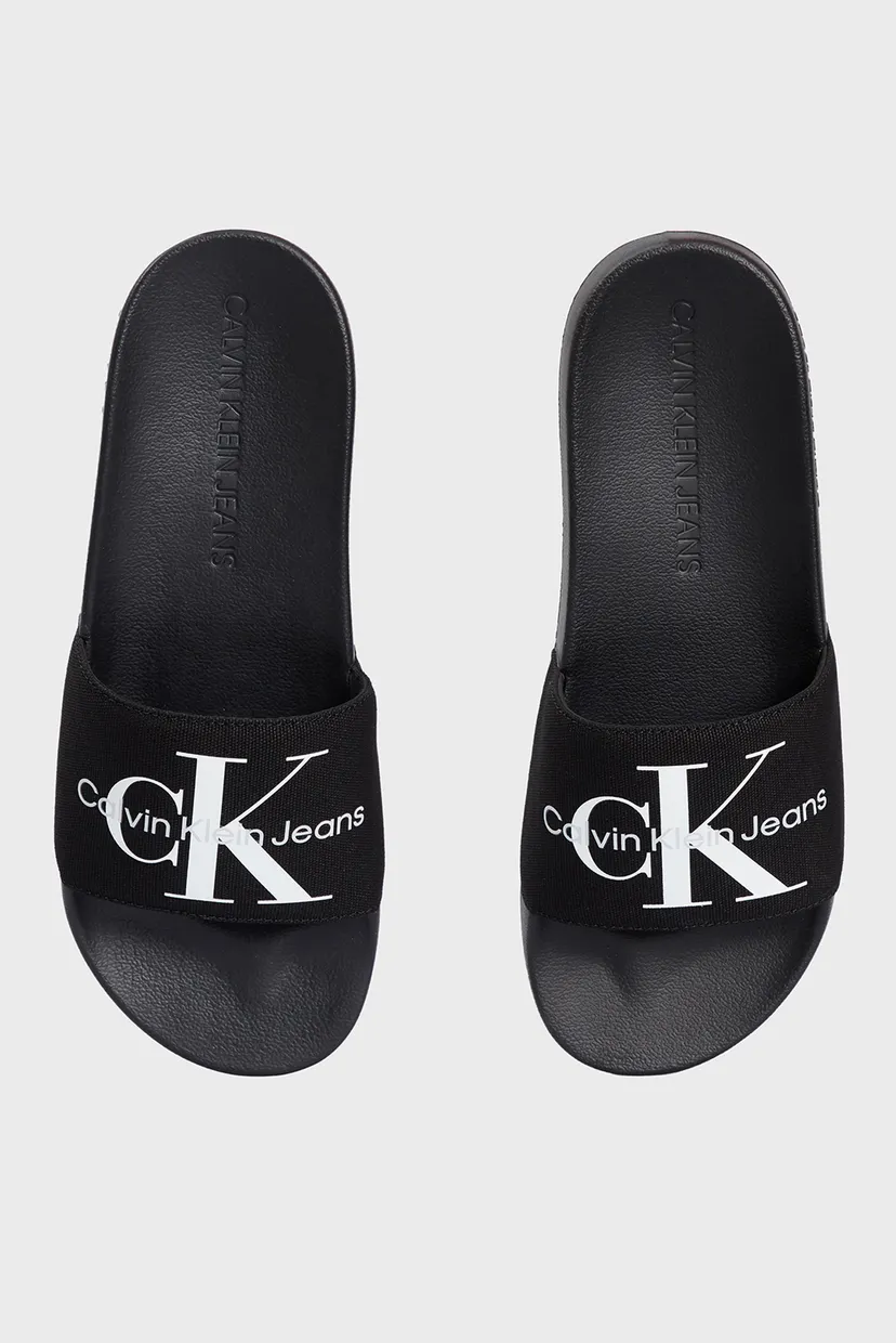 Мужские черные слайдеры SLIDE MONOGRAM 4