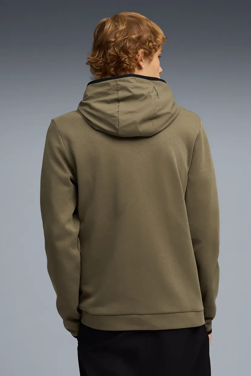 Чоловіче оливкове худі PUMATECH Full-Zip Hoodie Men 3