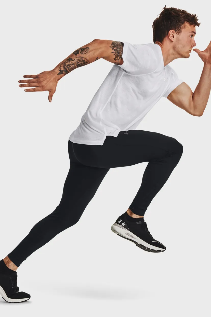 Мужские черные тайтсы UA QUALIFIER ELITE TIGHT 4