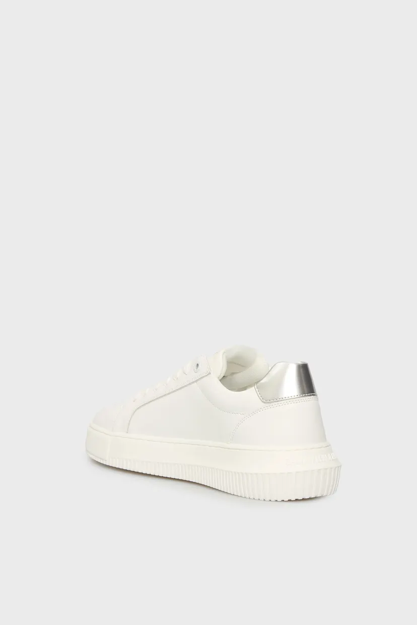 Женские белые кожаные сникерсы CHUNKY CUPSOLE 5