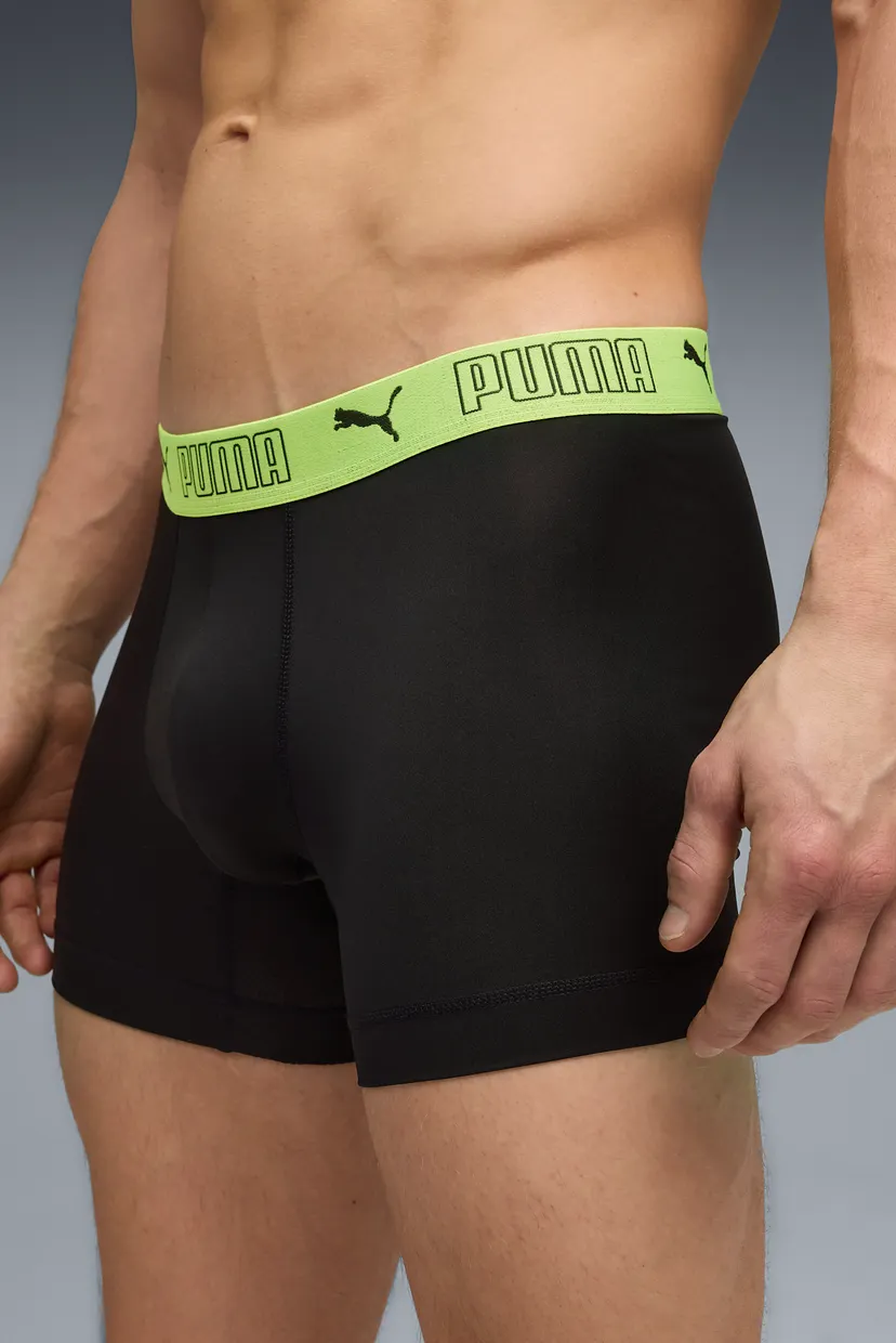 Чоловічі чорні боксери (2 шт) PUMA Sport Men’‎s Microfiber Boxers 2 Pack 3