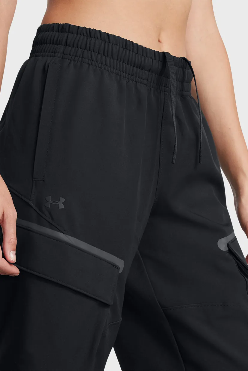 Жіночі чорні спортивні штани UA Unstoppable Cargo Pants 4