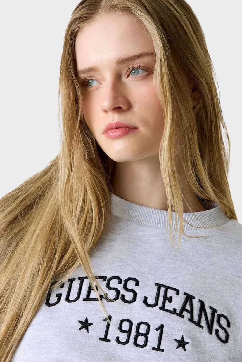 Женский серый свитшот 4