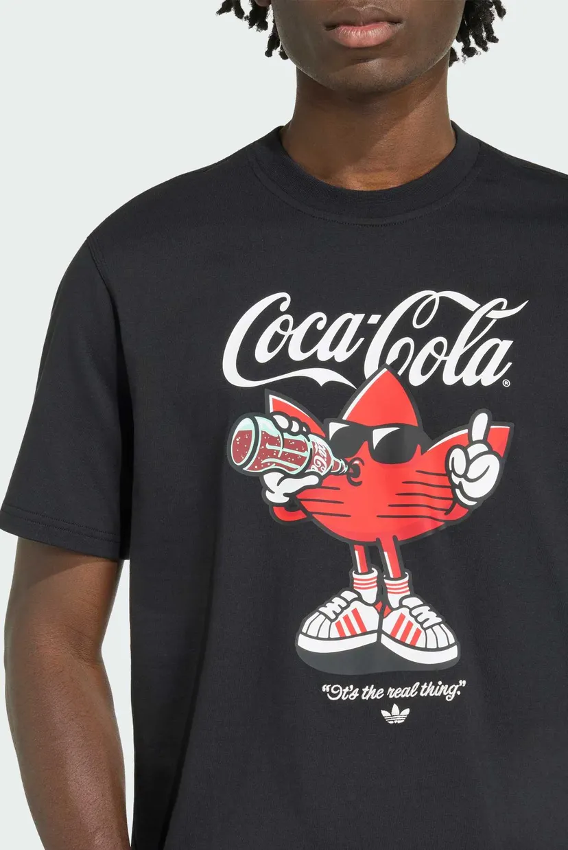Чоловіча чорна футболка COCA COLA CLASSIC SPORT GRAPHIC TREFFIE 4