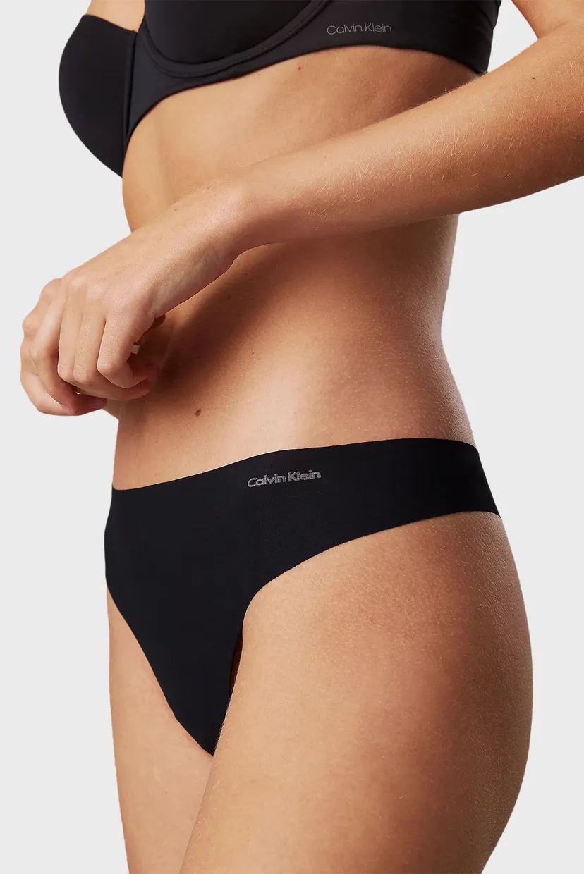 Жіночі чорні трусики THONG 4