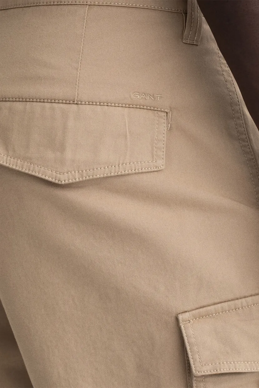 Чоловічі бежеві шорти RELAXED TWILL CARGO 5