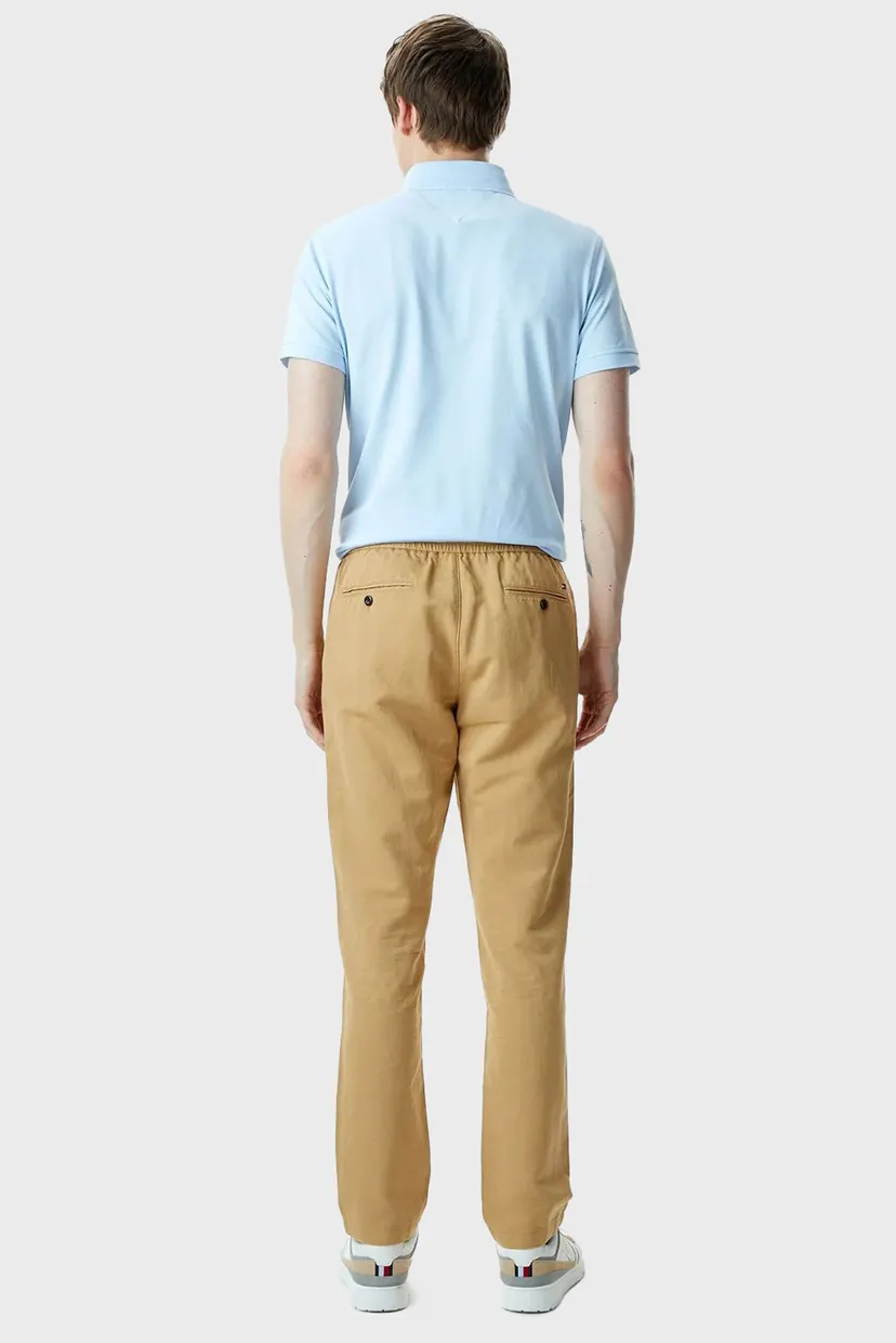Чоловічі бежеві лляні брюки CHINO HARLEM PO DRWS CO LINEN 3