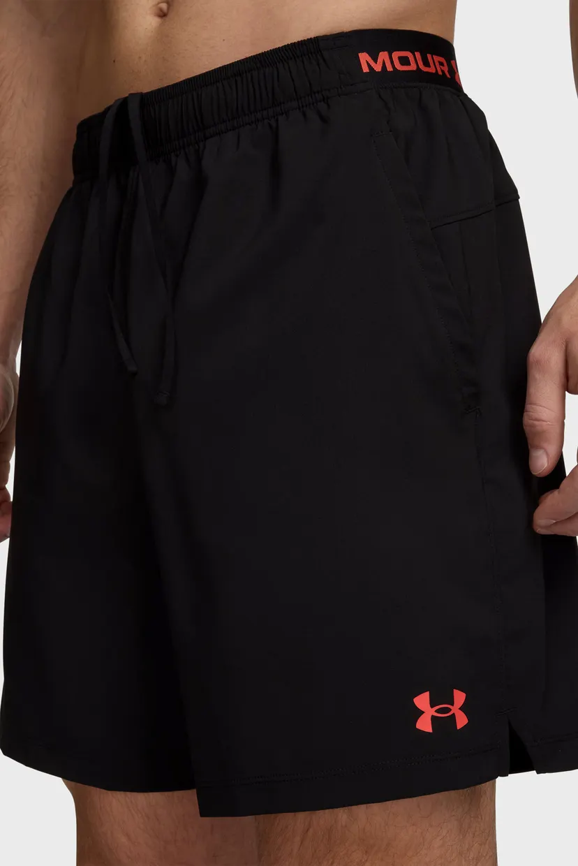 Мужские черные шорты UA Vanish Wven Short 2.0 6in-BLK 4