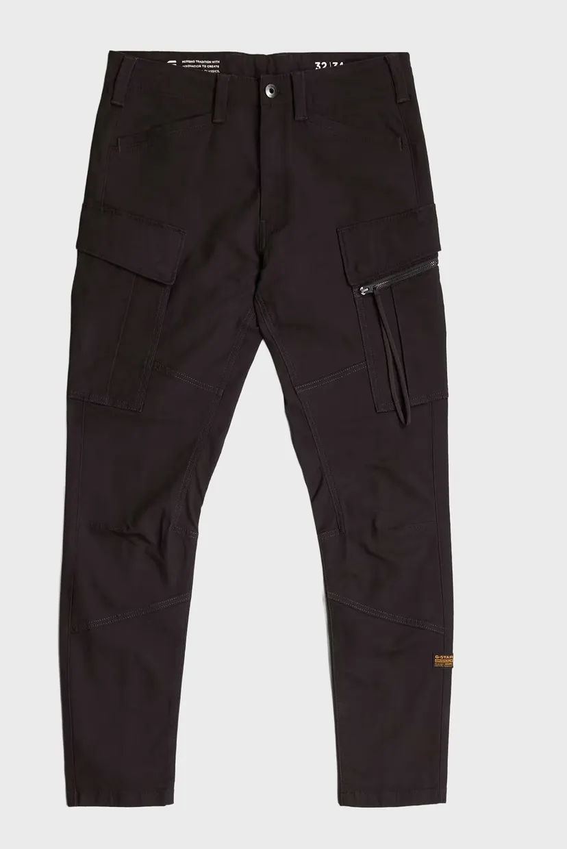 Мужские черные карго Zip Pkt 3D Skinny Cargo 2.0 6