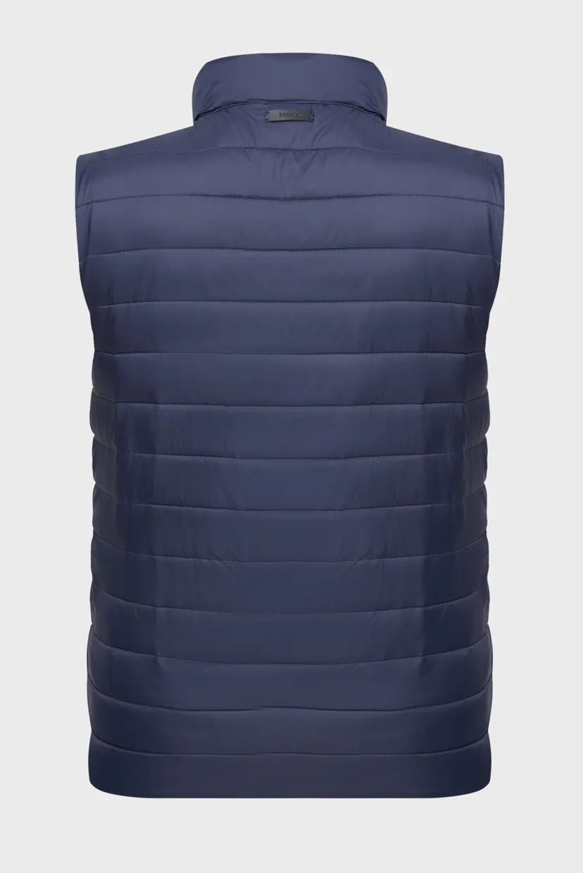 Мужской темно-синий жилет Lightweight padded bodywarmer 7