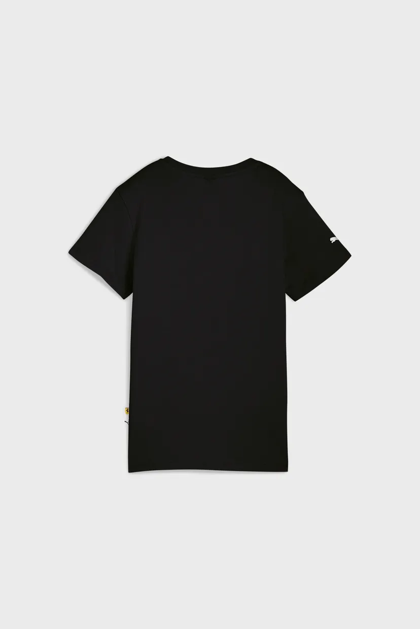 Женская черная футболка Scuderia Ferrari Sportswear Tonal Shield Tee Women 5