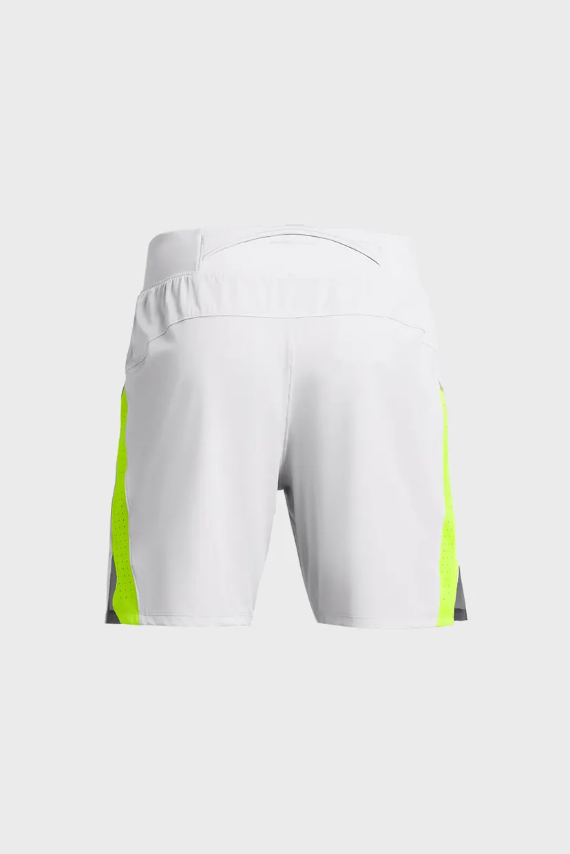Чоловічі світло-сірі шорти UA LAUNCH PRO 7'' SHORTS 6
