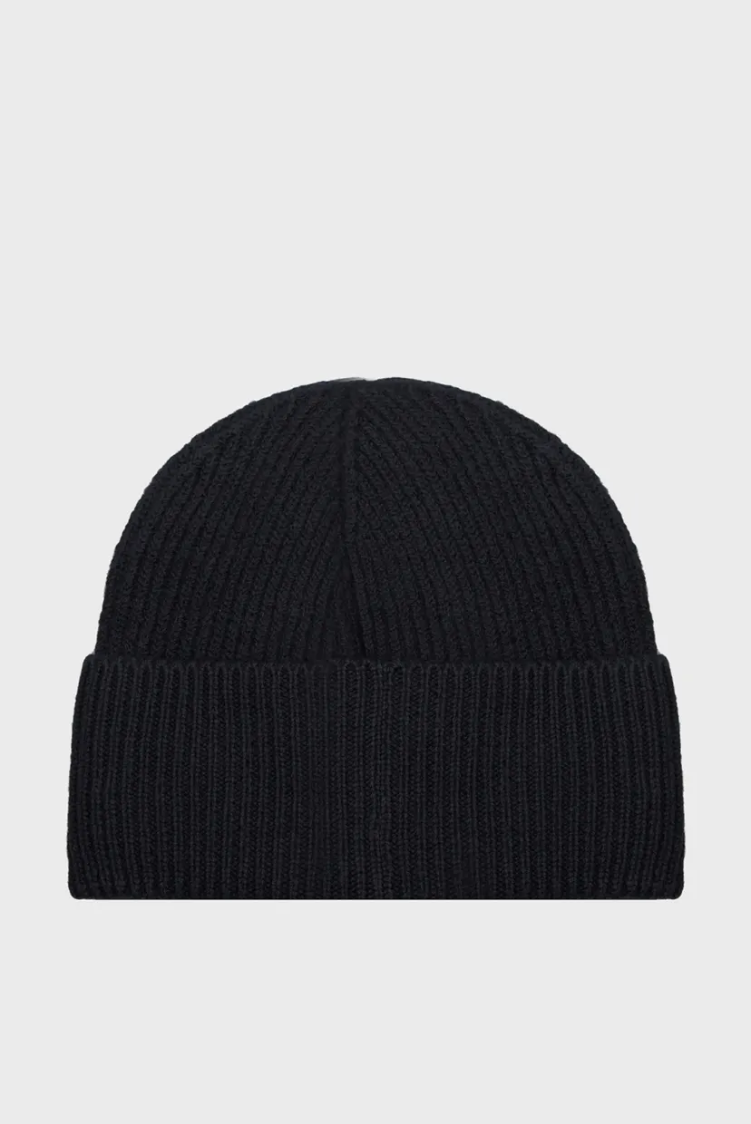Чоловіча темно-синя вовняна шапка TH MONOTYPE OUTDOOR WOOL BEANIE 3