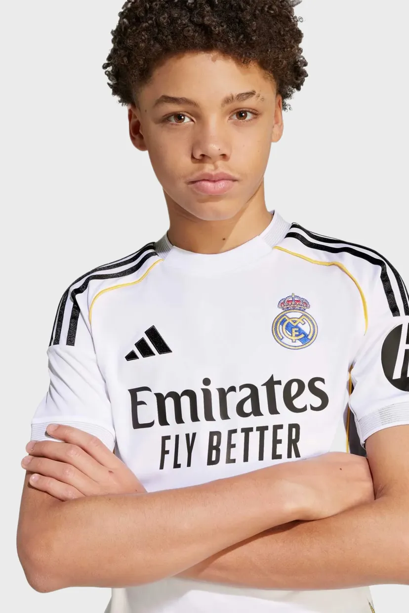 Детская белая футболка Real Madrid 25/26 Home Kids 4