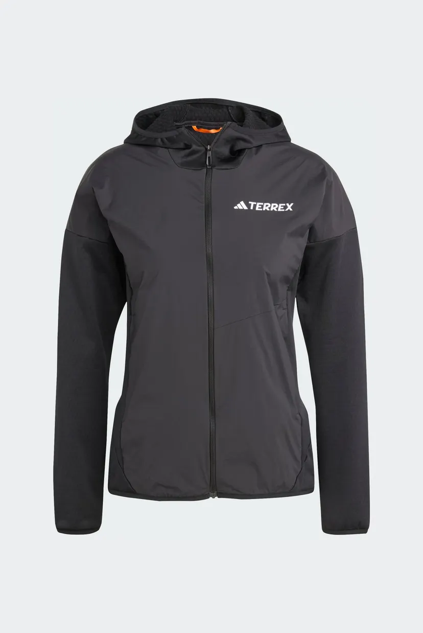 Жіноча чорна вітровка Terrex Xperior Climawarm+ Wind Light Fleece Hooded 7