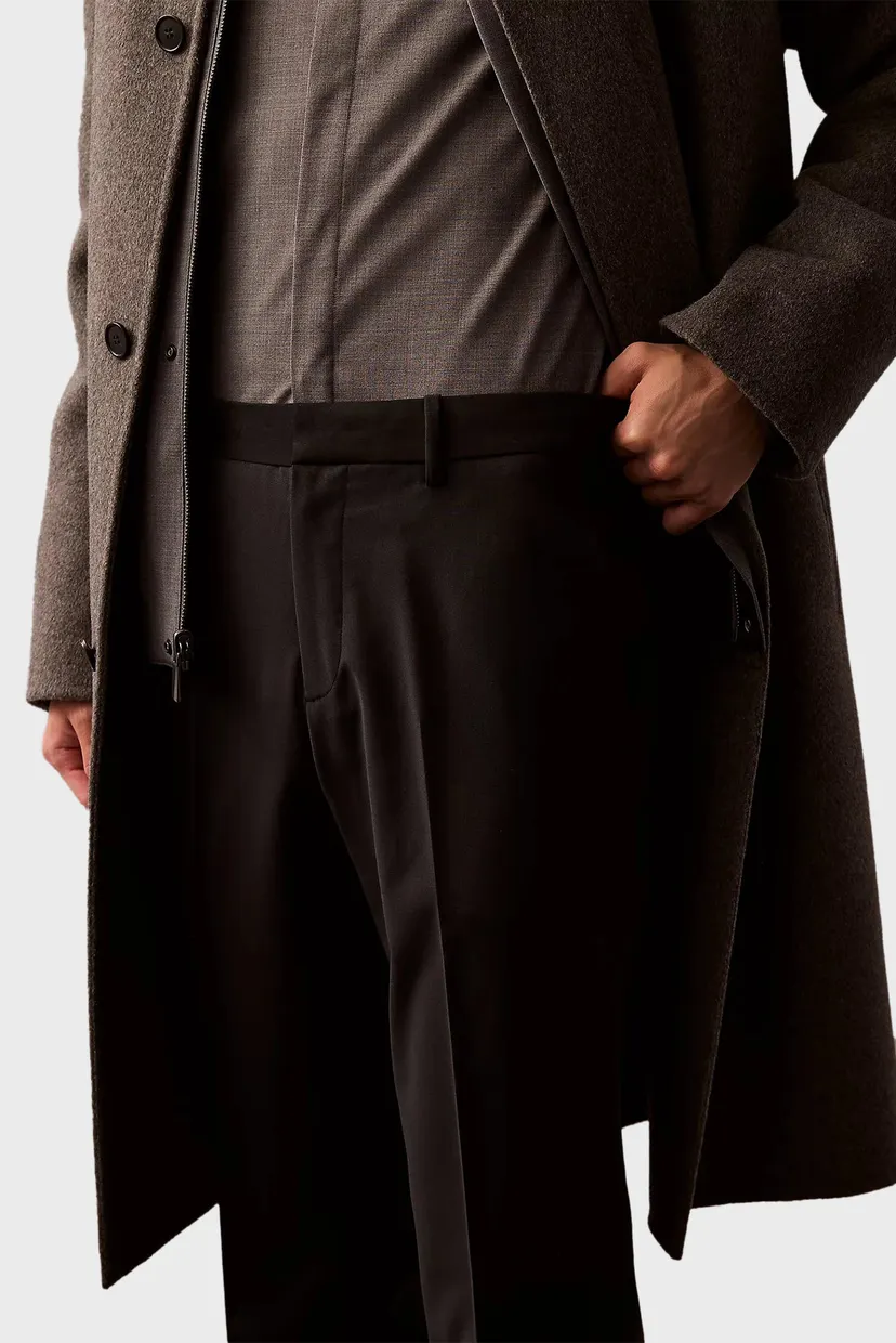 Чоловічі чорні вовняні брюки REFINED WOOL BLEND SLIM 5