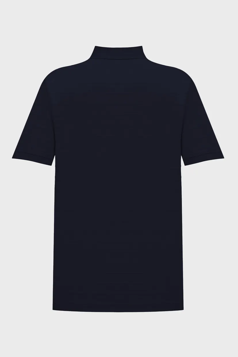 Чоловіче темно-синє поло у смужку JACQUARD STRIPE REG POLO 6