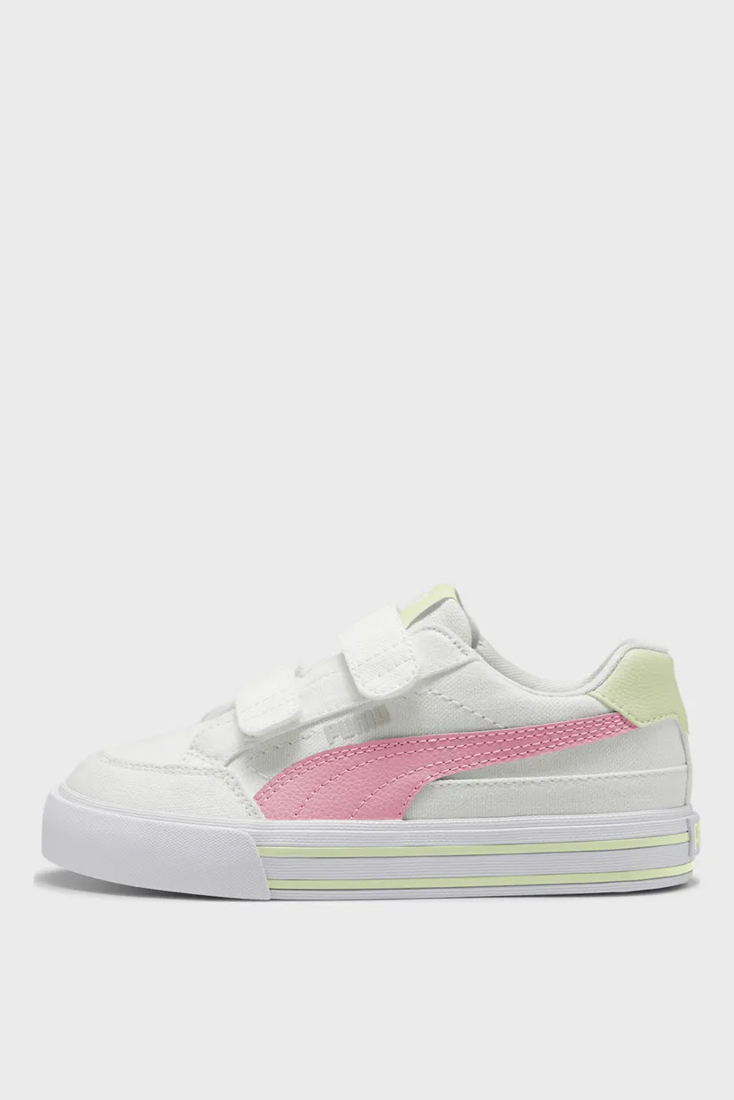 Дитячі білі снікерси Court Classic Vulc Formstrip Kids' Sneakers 5