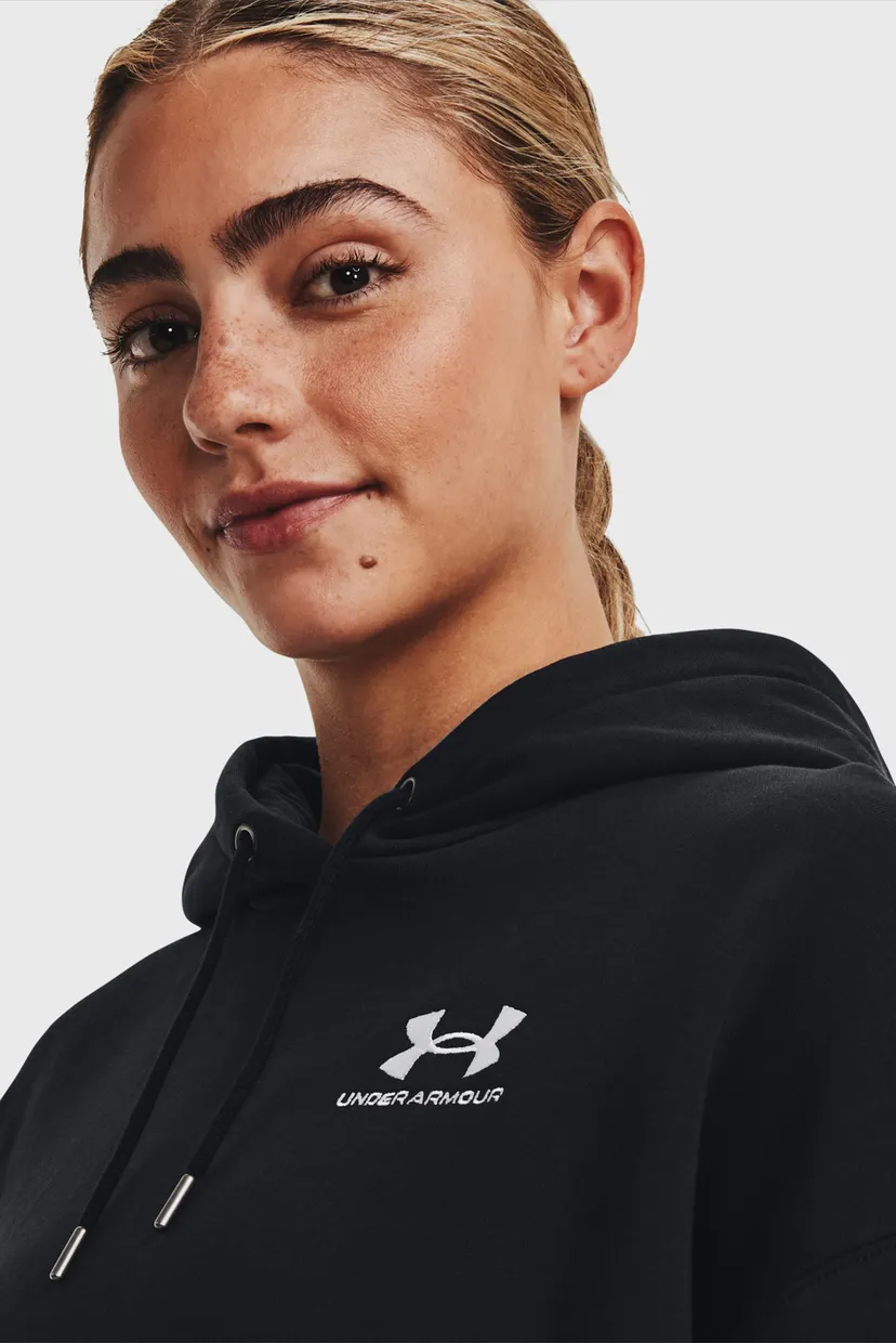Жіноче чорне худі Essential Flc OS Hoodie 4