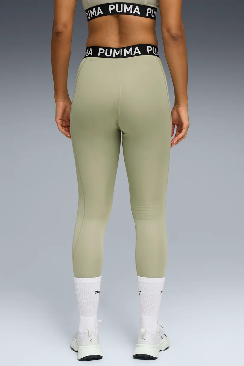 Женские оливковые тайтсы PUMA STRONG Tights Women 3