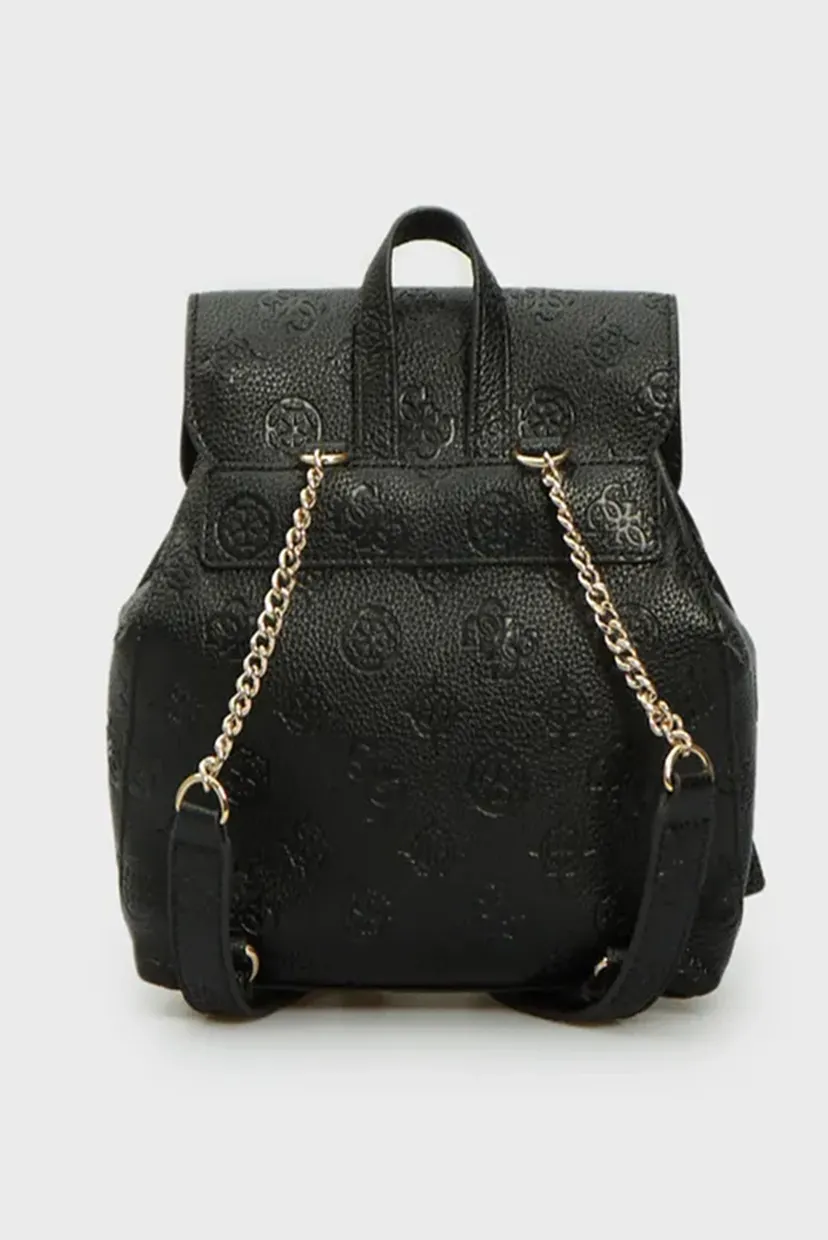 Жіночий чорний рюкзак CRESIDIA SMALL FLAP 4