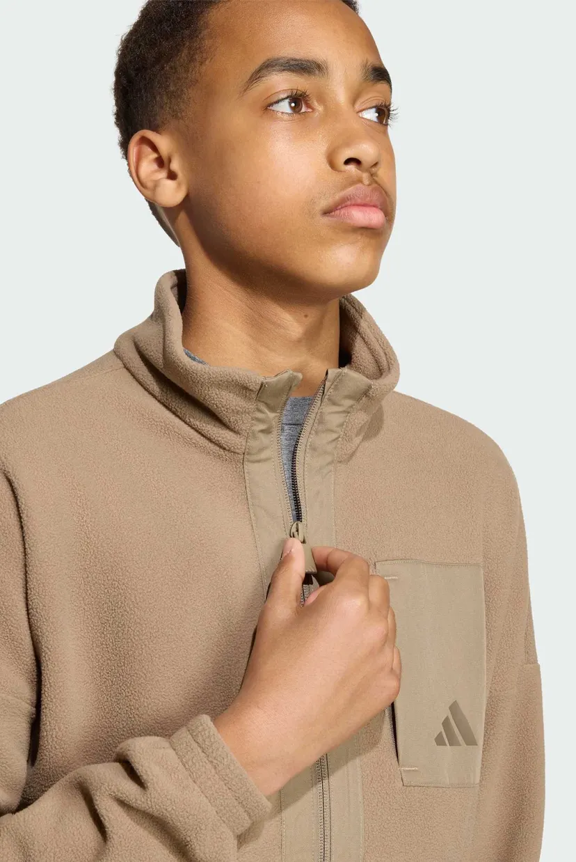 Дитяча коричнева спортивна кофта FUTURE ICONS FULL ZIP FLEECE 6