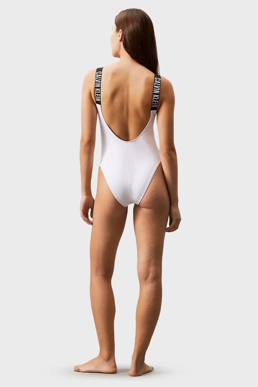 Жіночий білий купальник HIGH NECK ONE PIECE-RP 4