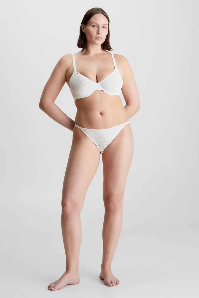 Женский белый бюстгальтер UNLINED DEMI 5