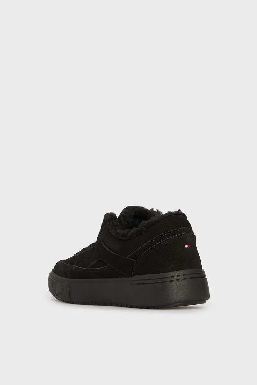 Женские черные замшевые сникерсы SUEDE VULC WINTER SNEAKER LO 5