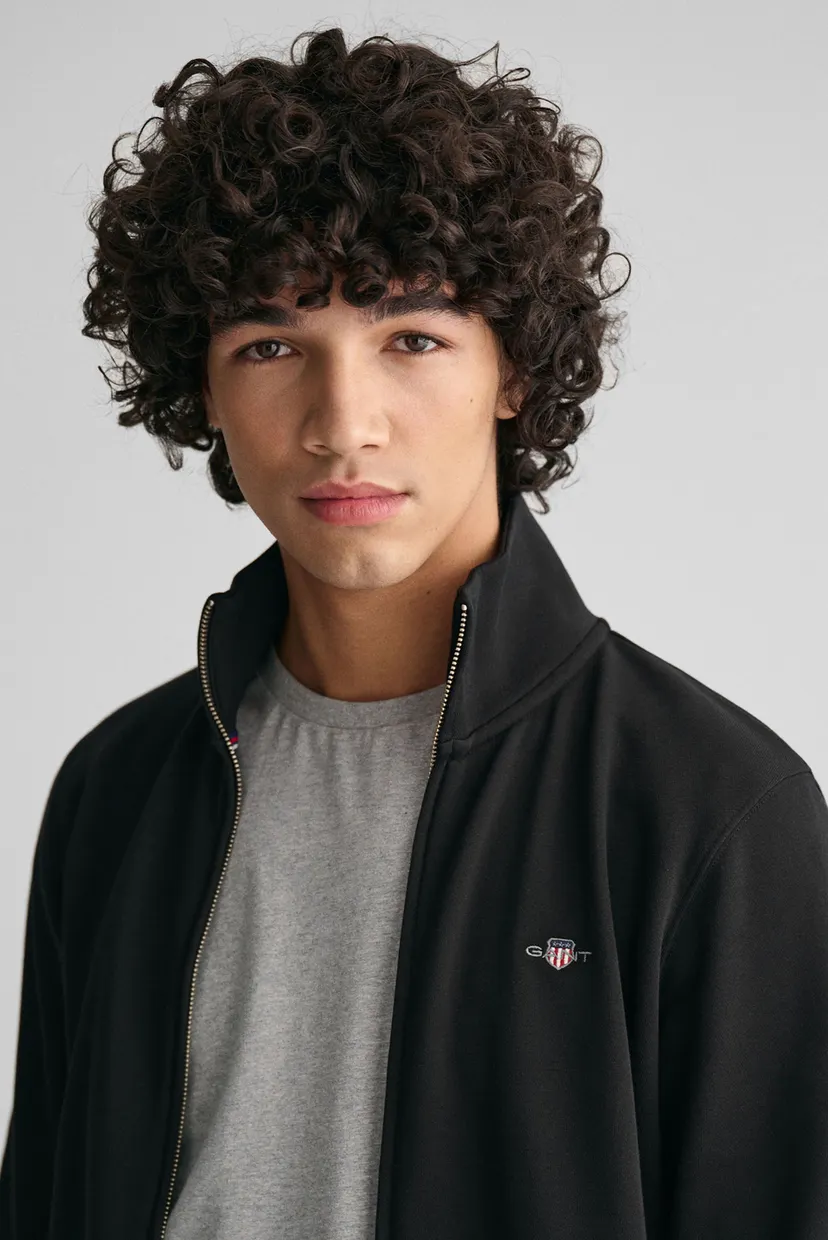 Мужская черная спортивная кофта REG SHIELD FULL ZIP SWEAT 4