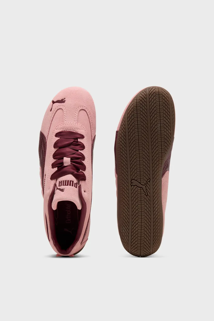 Женские розовые замшевые кроссовки Speedcat Lovelace Sneakers Women 4