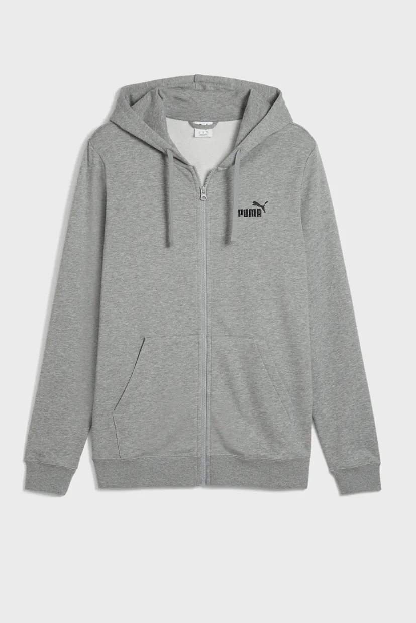 Чоловіче сіре худі Essentials No. 1 Logo Full-Zip Hoodie Men 6