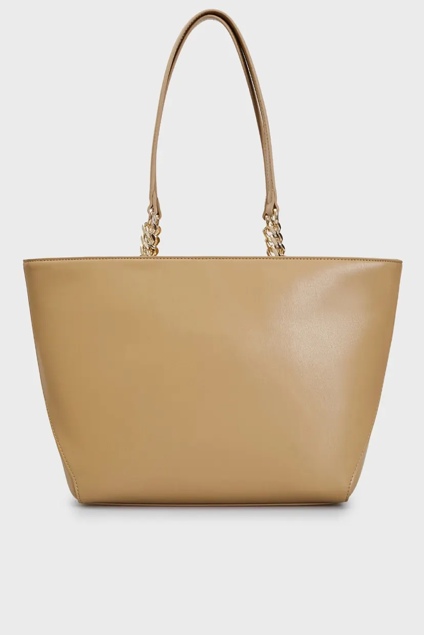 Женская бежевая сумка TH HERITAGE TOTE 4