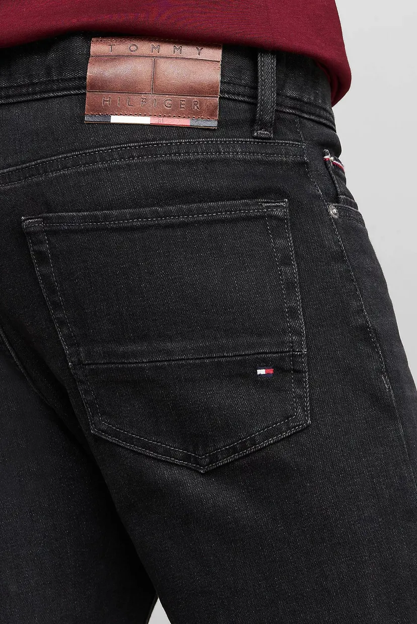 Мужские черные джинсы SLIM BLEECKER PSTR CROW BLACK 4