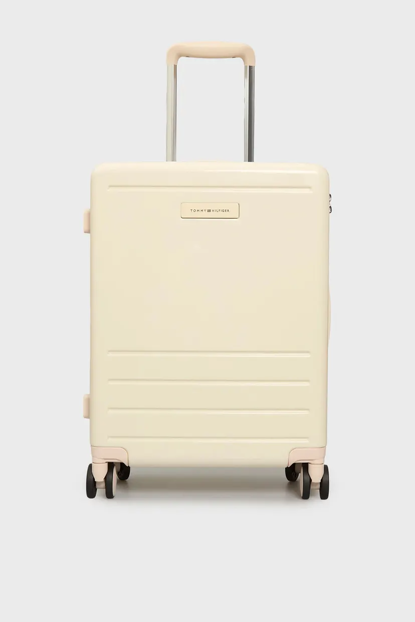 Женский белый чемодан 55 см TRAVEL CABIN CASE 6