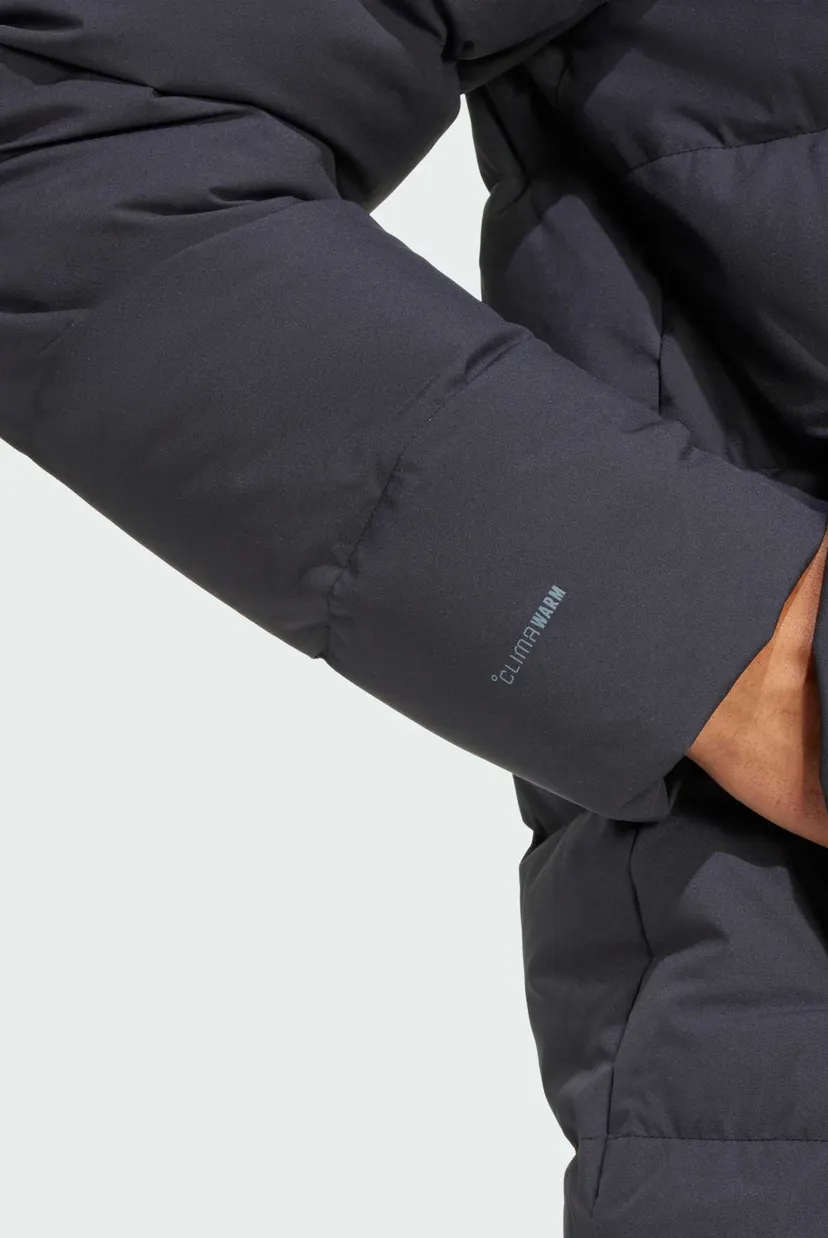 Мужской черный пуховик Helionic CLIMAWARM Mid-Length 5