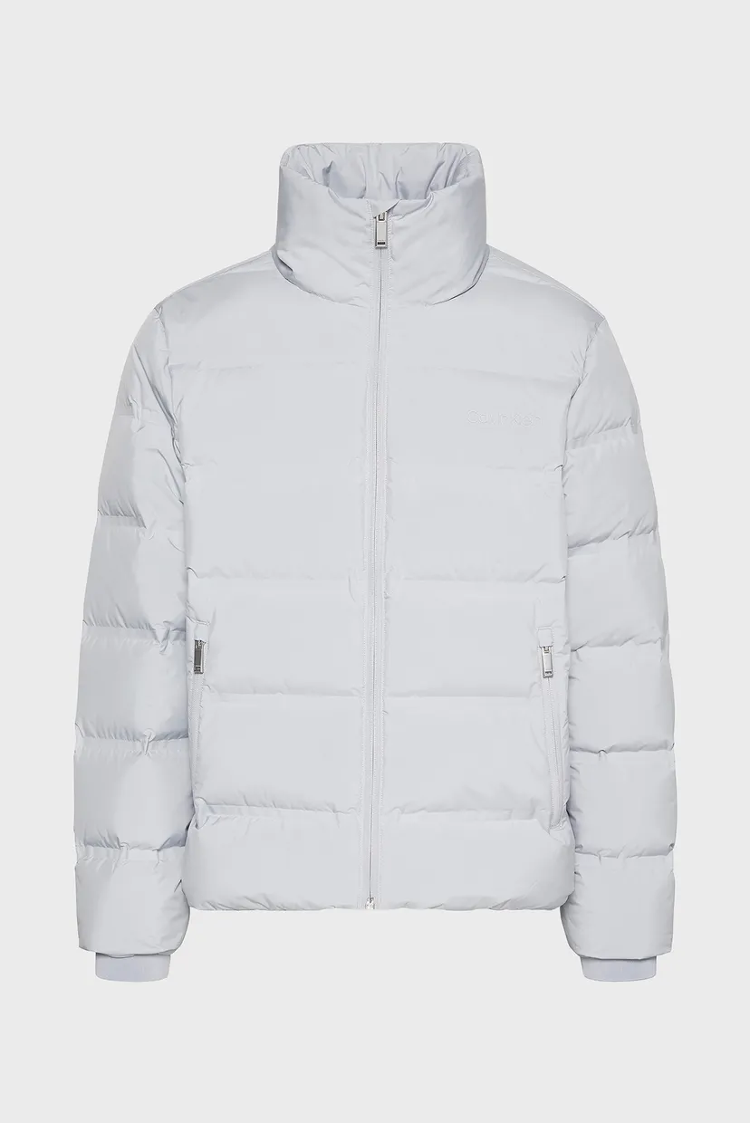 Чоловічий світло-сірий пуховик LS QUILTED BONDED 6