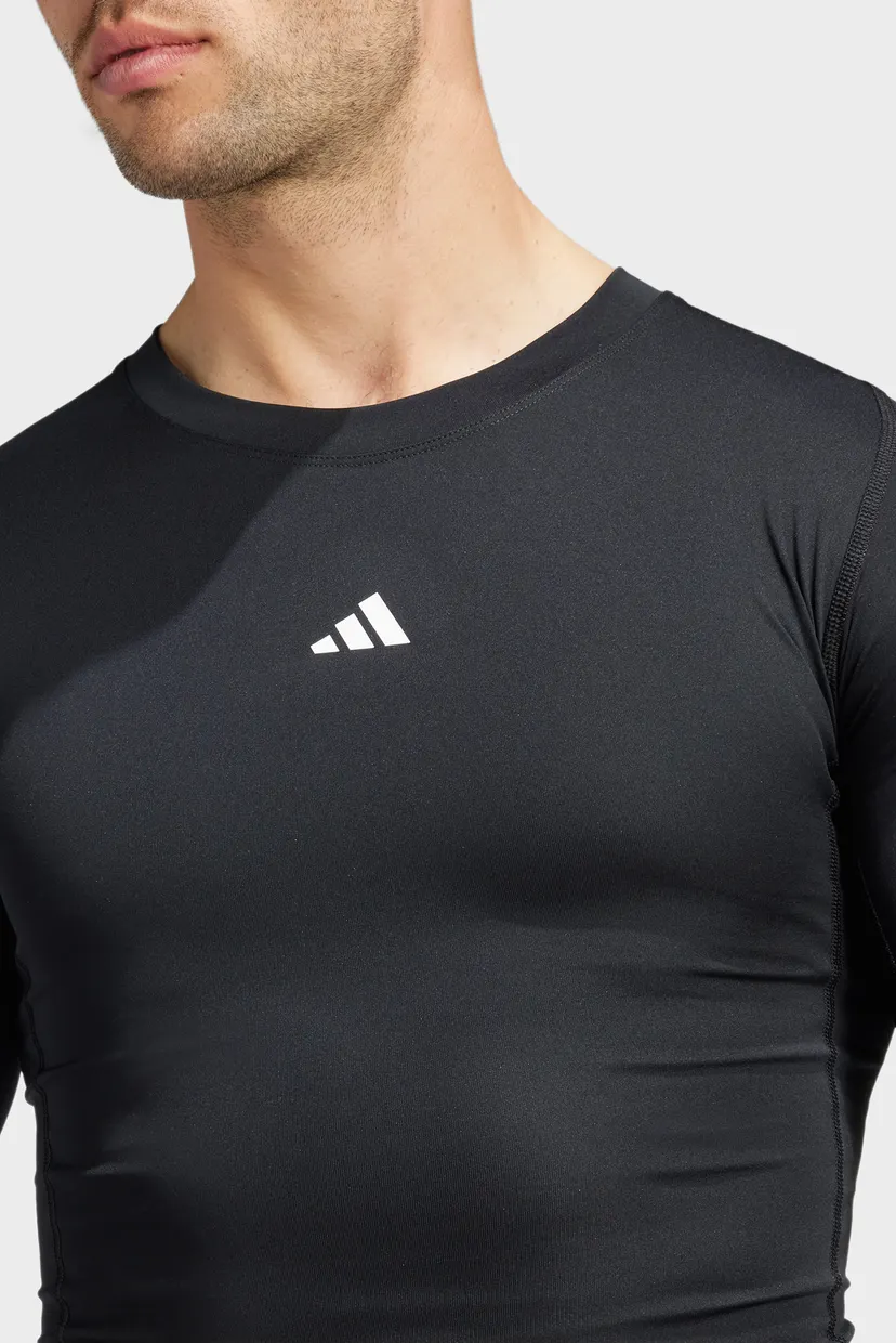 Чоловічий чорний лонгслів Techfit Compression Training 4