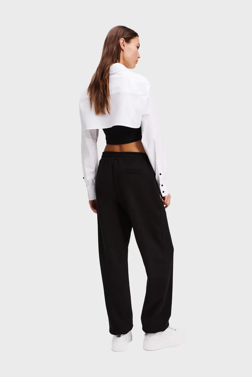 Женские черные спортивные брюки KLJ TEXT LOGO SLIM SWEATPANT 3